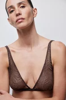 Бюстгальтер на широких бретелях из кружева belle you