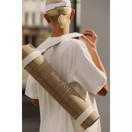 Джутовый коврик для йоги