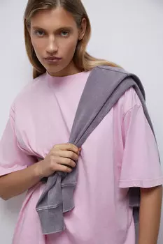 Футболка оверсайз с эффектом stonewashed Day-to-day