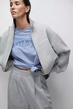 Футболка оверсайз с принтом belle you