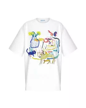 Футболка оверсайз с принтом belle you mama