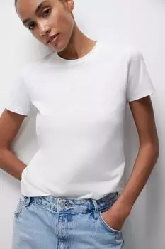 Футболка прилегающего силуэта belle you