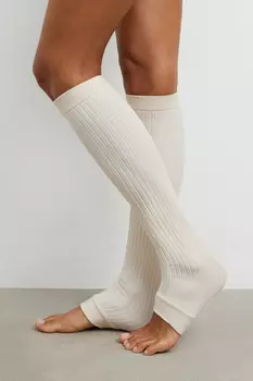 Гетры в рубчик хлопковые