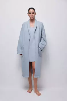 Халат из объемного трикотажа belle you