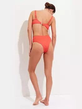 Купальные трусы-бразильяно из ткани в рубчик belle you