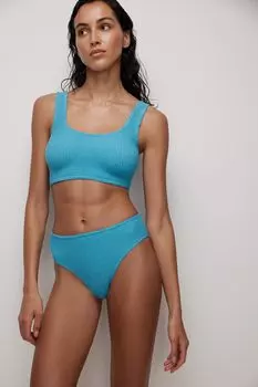 Купальные трусы-бразильяно с высокой посадкой belle you