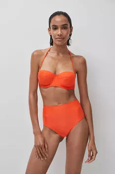 Купальные трусы-слипы с высокой посадкой belle you