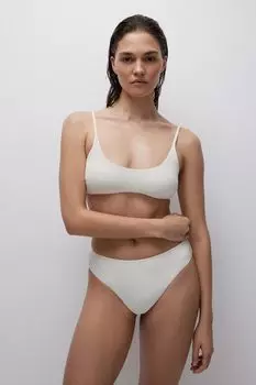 Купальные трусы-слипы с высокой посадкой belle you