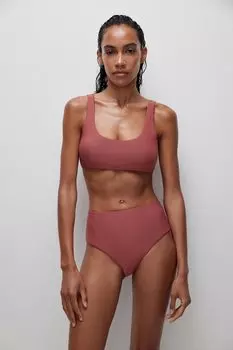 Купальные трусы слипы с высокой посадкой belle you