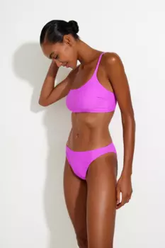 Купальный асимметричный топ на бретели