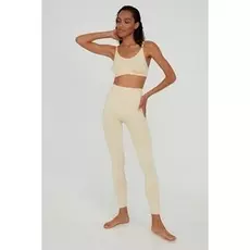 Леггинсы с высокой посадкой меланж