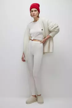 Легинсы из гладкого трикотажа belle you