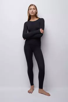 Легинсы с фигурной анатомической вязкой belle you