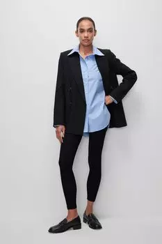 Легинсы с высокой посадкой в рубчик из бамбука belle you