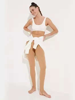 Легинсы со штрипками рубчик belle you