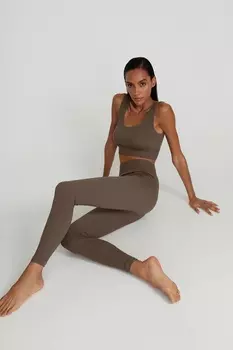 Легинсы со средней посадкой с добавлением кашемира