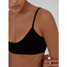 Лиф на тонких бретелях в рубчик