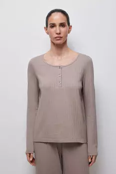 Лонгслив домашний из ажурного трикотажа belle you