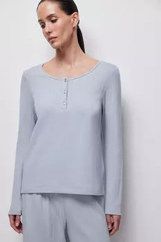 Лонгслив домашний из ажурного трикотажа belle you