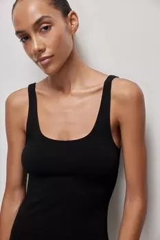 Майка на широких бретелях Бамбук belle you