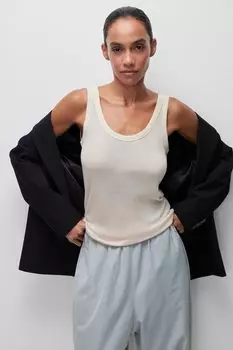 Майка на широких бретелях belle you