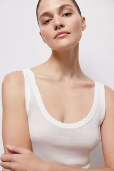 Майка на широких бретелях belle you