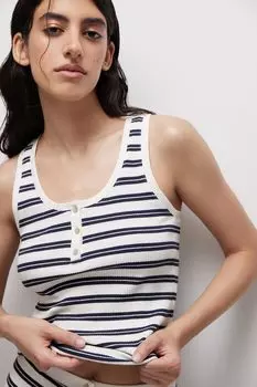 Майка в рубчик belle you