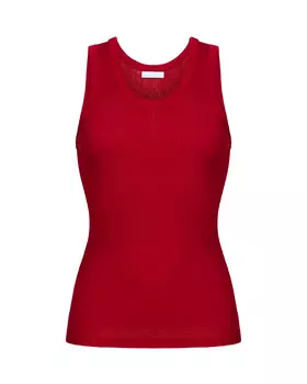 Майка вязаная в рубчик belle you