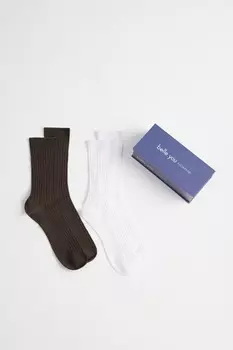 Набор мужских хлопковых носков средней длины belle you