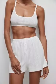 Шорты домашние из ажурного трикотажа belle you