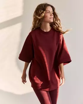 Свитшот базовый с коротким рукавом