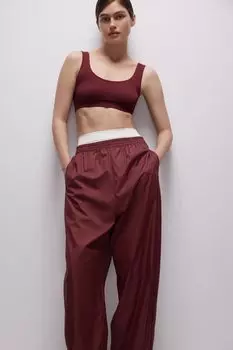 Свободные брюки из гладкой ткани belle you