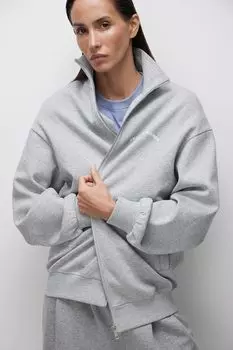 Толстовка оверсайз на молнии belle you