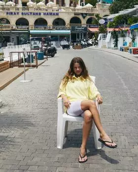 Толстовка-поло с рукавом 2/3