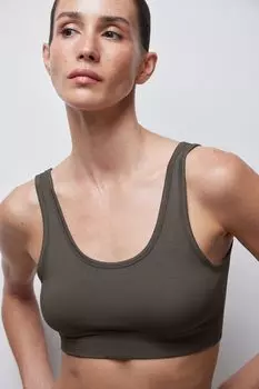 Топ на широких бретелях из бамбука belle you