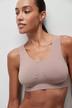 Топ на широких бретелях с чашками-вкладышами до 4XL belle you