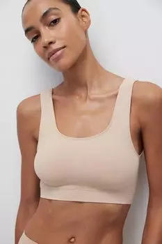 Топ на широких бретелях с чашкой-вкладышем belle you