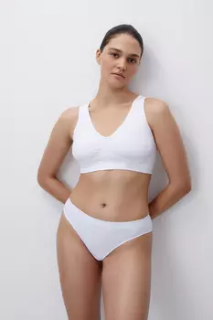 Топ на широких бретелях с V- образным вырезом до 4XL belle you