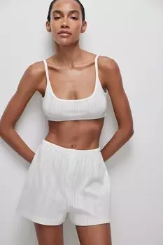 Топ на тонких бретелях из ажурного трикотажа belle you