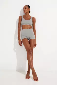 Топ в рубчик хлопковый