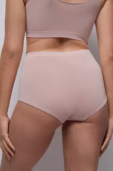 Трусы кюлот с высокой посадкой Бамбук