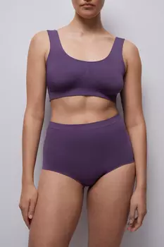 Трусы кюлот с высокой посадкой Бамбук