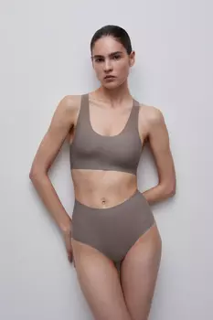 Трусы-кюлот с высокой посадкой с лазерным кроем Invisible