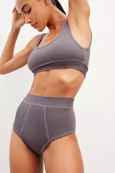 Трусы-слипы с высокой посадкой из бамбука