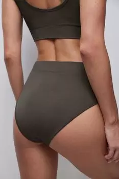 Трусы-слипы с высокой посадкой из бамбука belle you