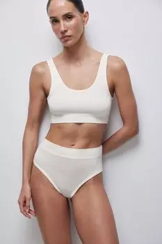 Трусы-слипы с высокой посадкой из бамбука belle you