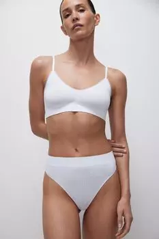 Трусы-стринг с высокой посадкой ажурное плетение Eclat