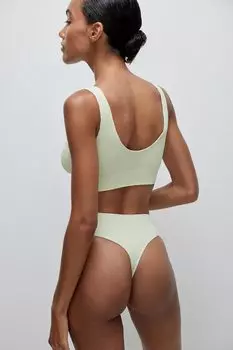 Трусы-стринг в рубчик belle you