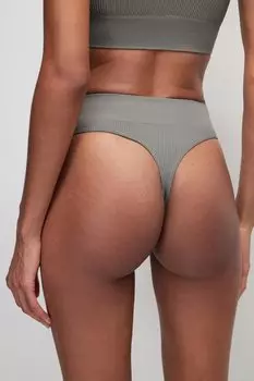 Трусы-стринг в рубчик belle you