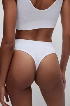 Трусы-стринг в рубчик belle you